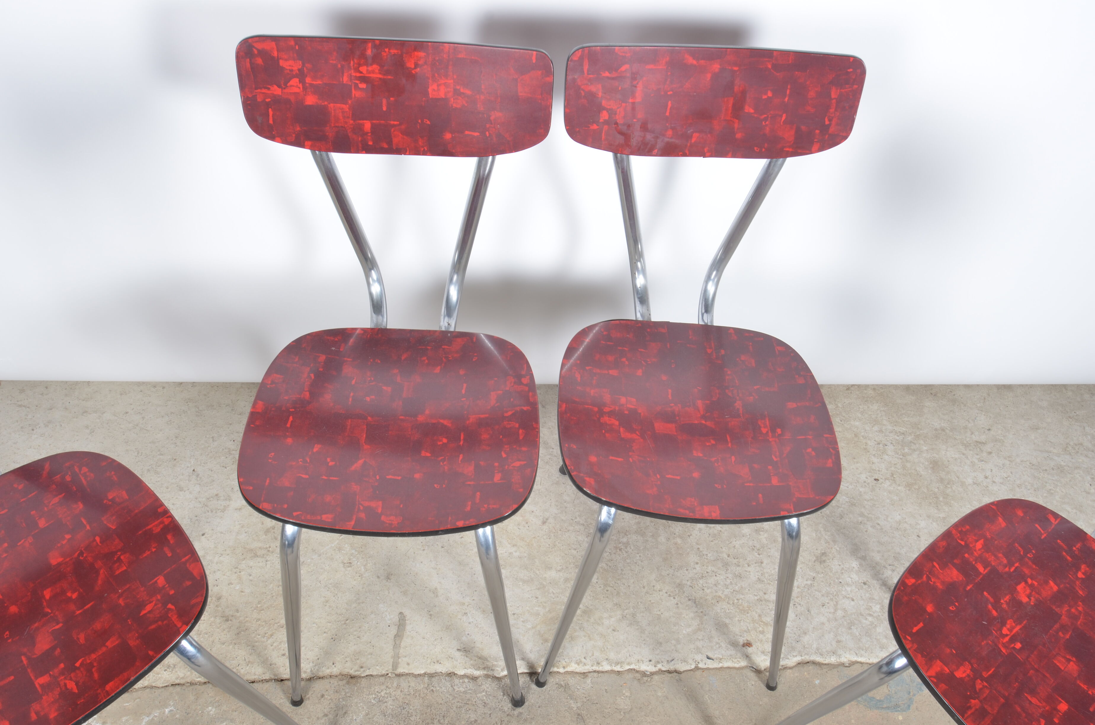 Formica chairs 1960