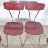 Chaises en formica 1960