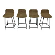 Set of 4 vintage bar stools by Dirk Van Sliedregt Rohe Noordwo