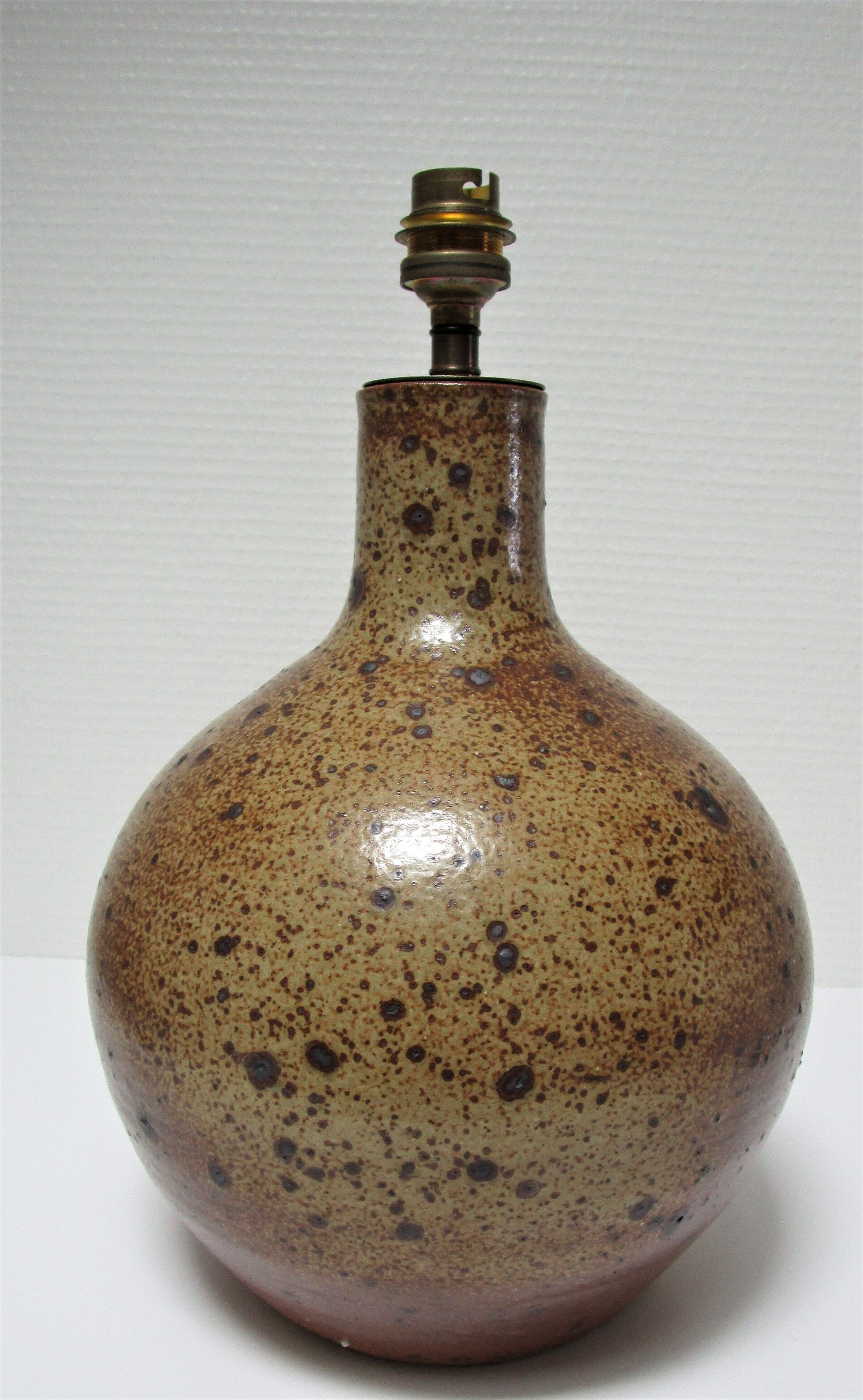 Vintage pyrity sandstone lamp foot