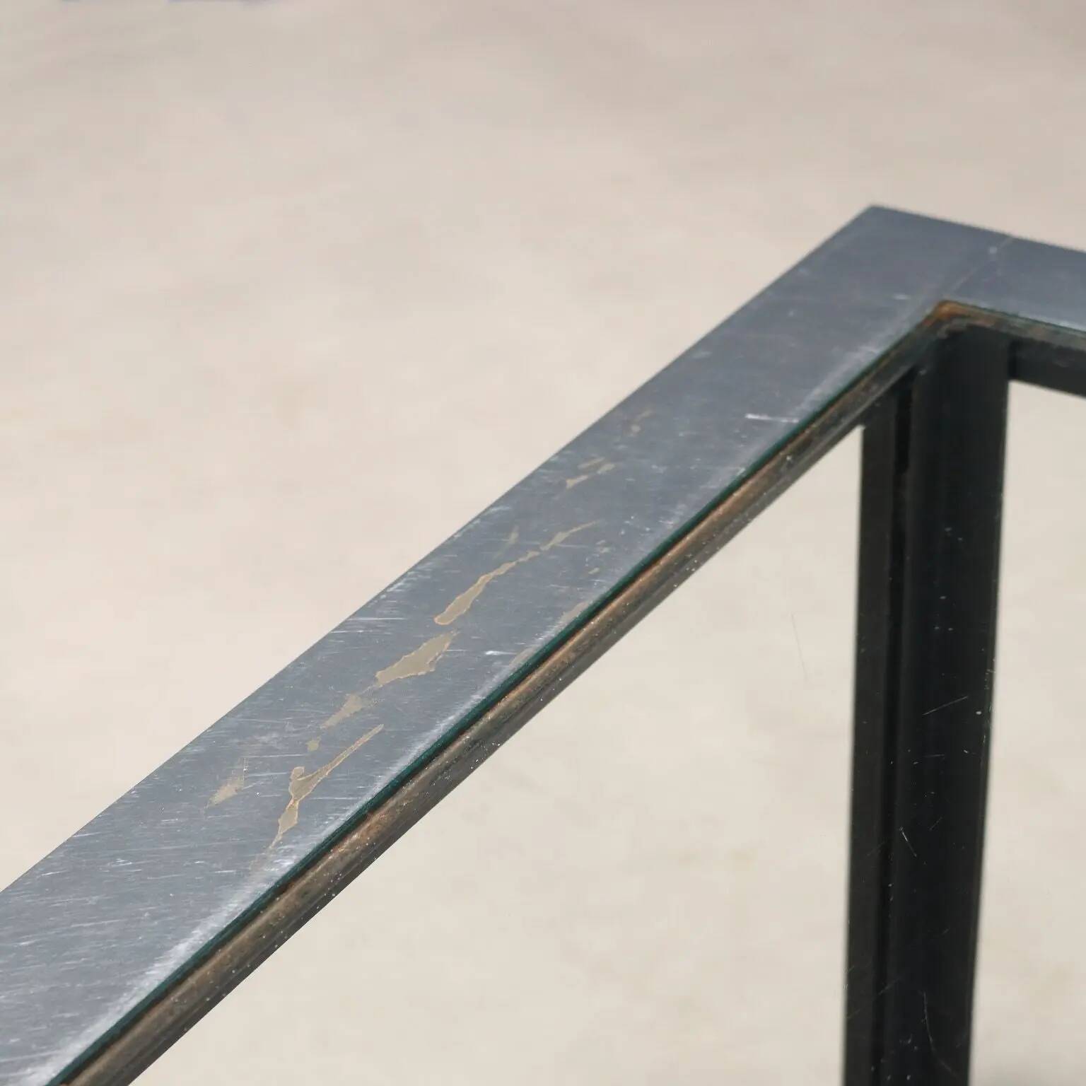 Table basse vintage Azucena Fasce Cromate design Italie 1960s-70s