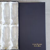 6 flutes in real crystal