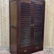 Marine style wardrobe in mahogany from the 1950s
