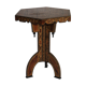 Oriental marquetry side table of the 1970s