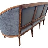 Louis XVI period sofa in basket