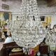 Lustre montgolfiere a pampilles 1 ampoule