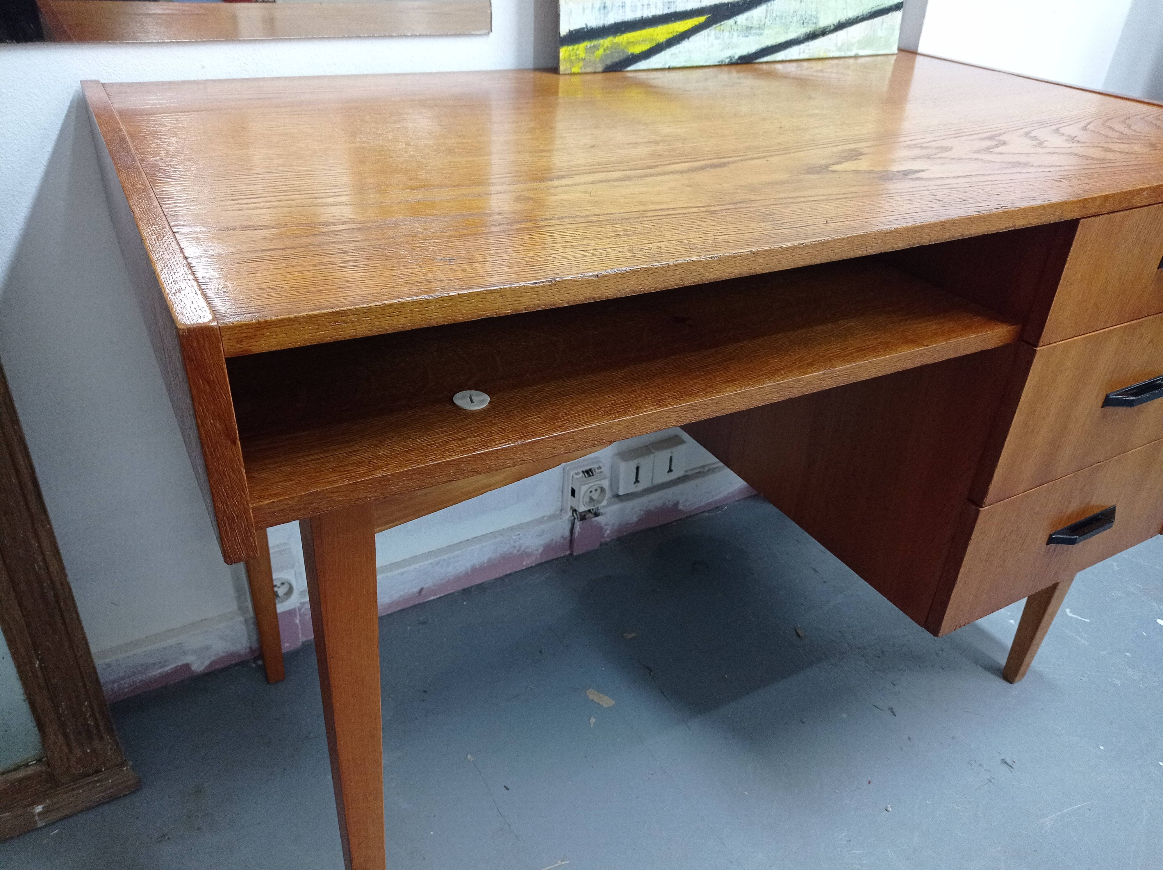 Oak desk 60's