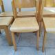 6 vintage stackable chairs from the 80s