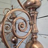 19th century copper wall lights (large models)