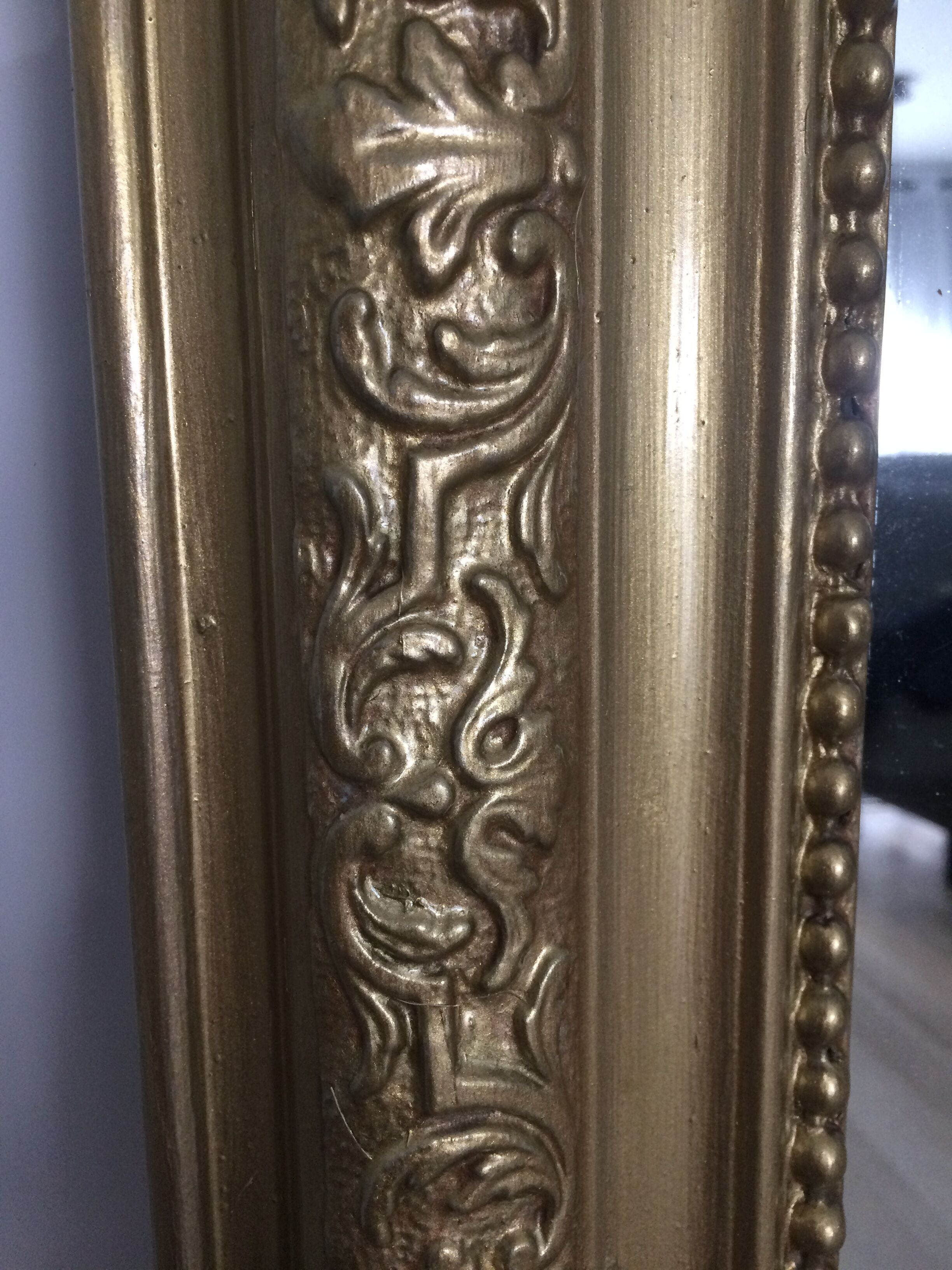 Mirror Louis Philippe old stucco 71x101cm