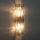 Pair of Mazzega-Style Aquamarine Murano Glass Sconces