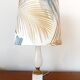 Alabaster and gilt bronze lamp