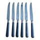 Set de 6 couteaux en bakélite et acier forgé