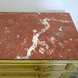 Antique chest of drawers with marble