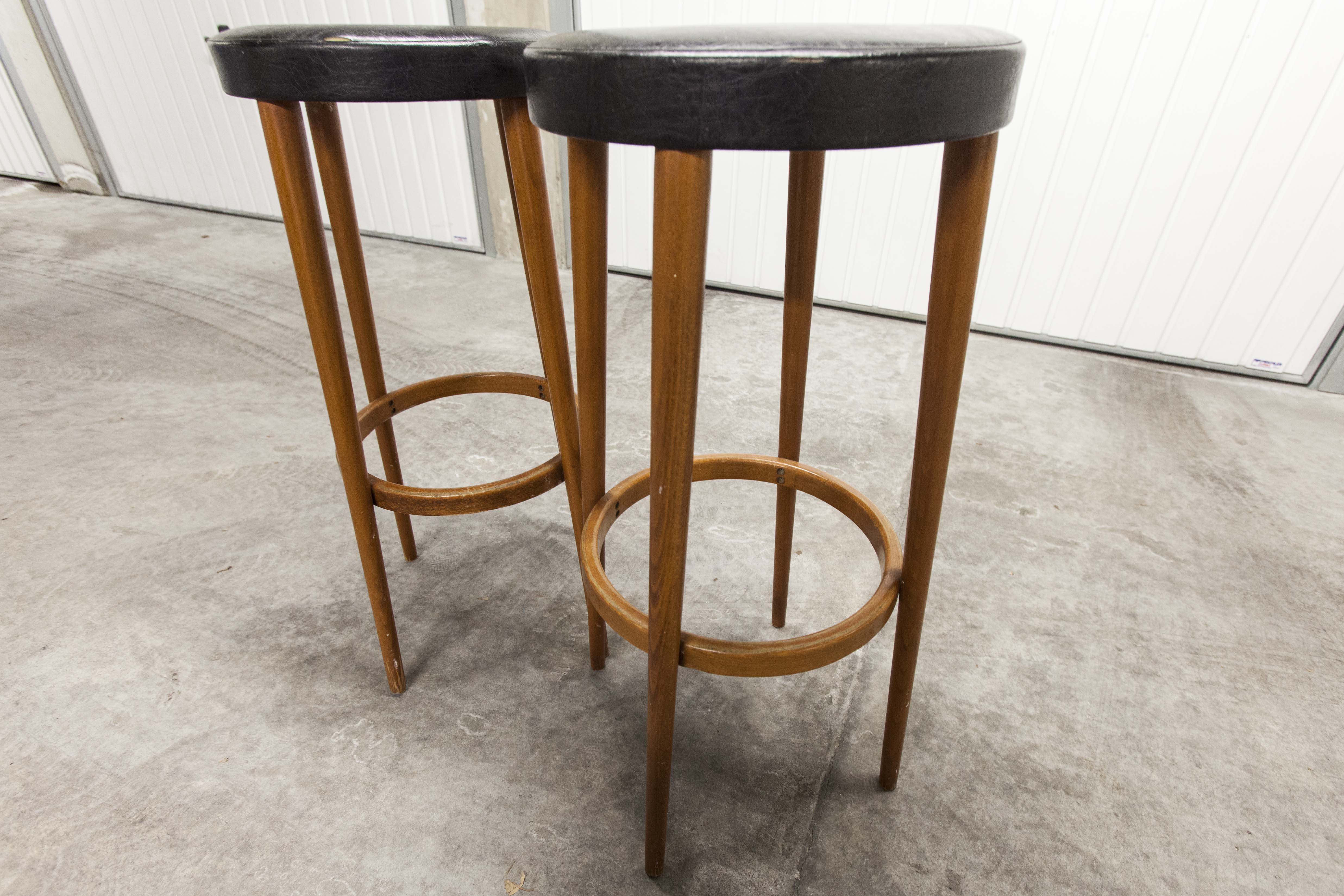 Pair of stools bar baumann 87