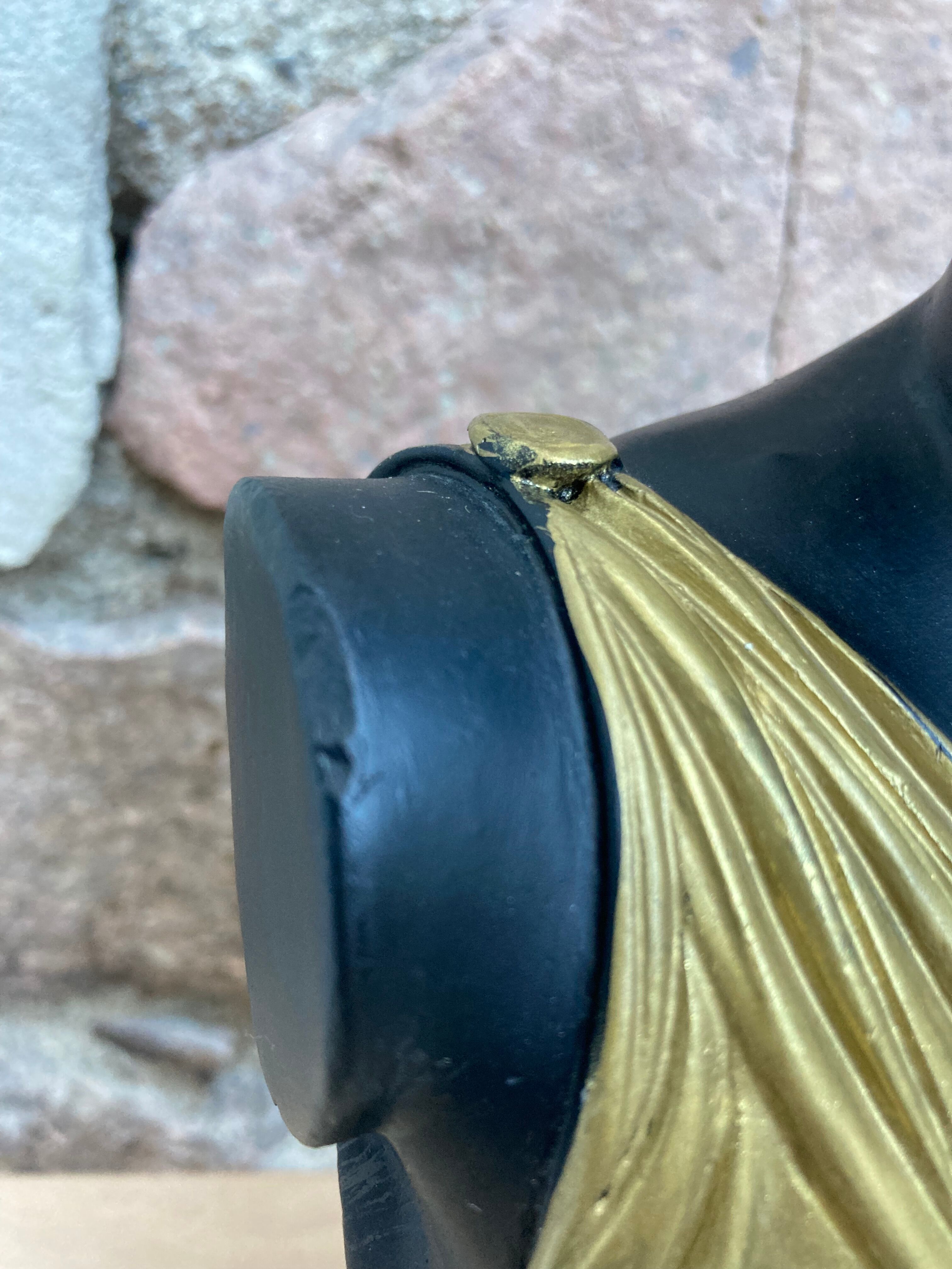Black and gold Artemis bust