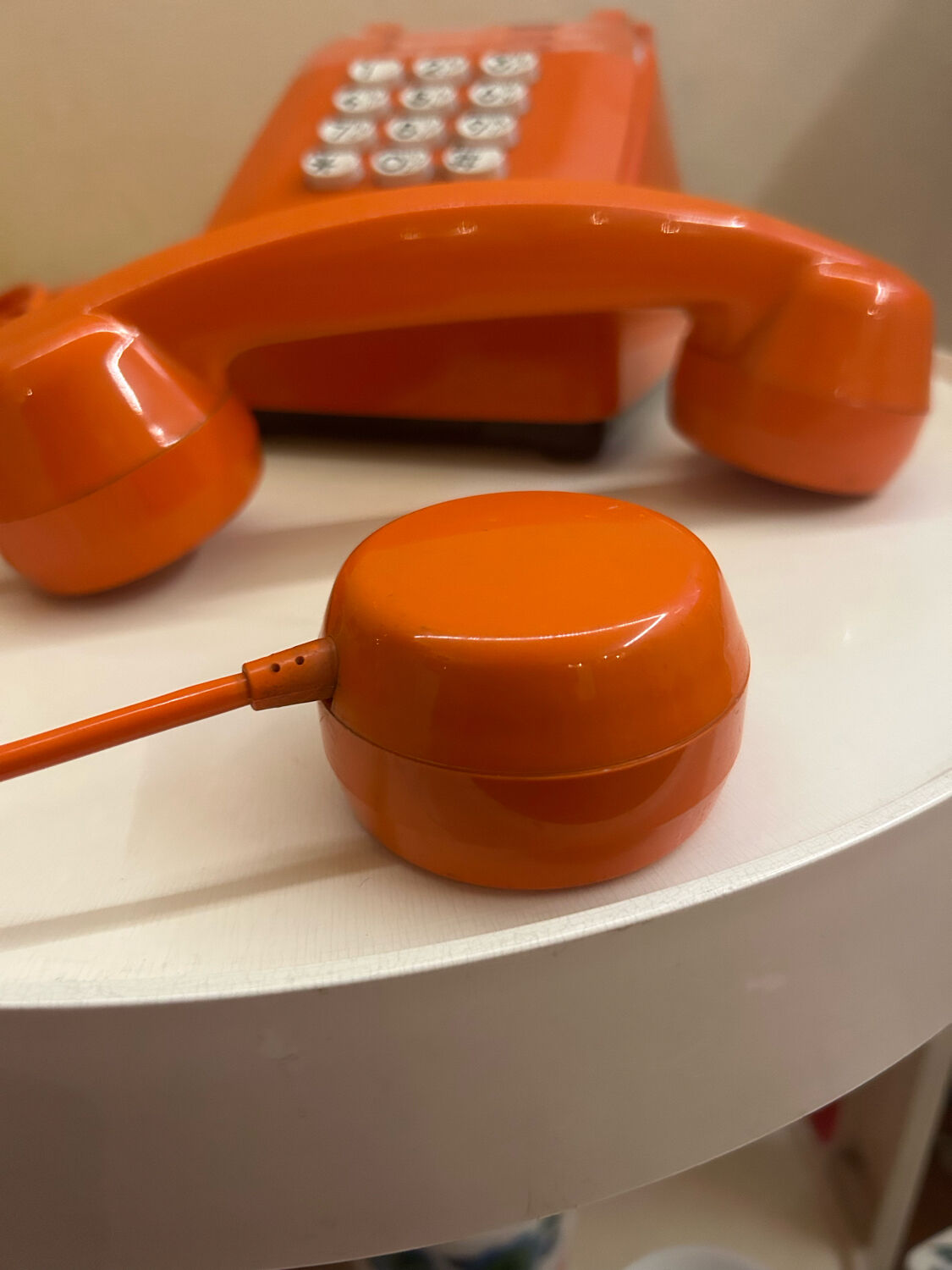 Téléphone Socotel s63 vintage orange