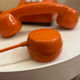 Téléphone Socotel s63 vintage orange
