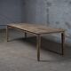 French style solid oak farmhouse table - 300 cm length