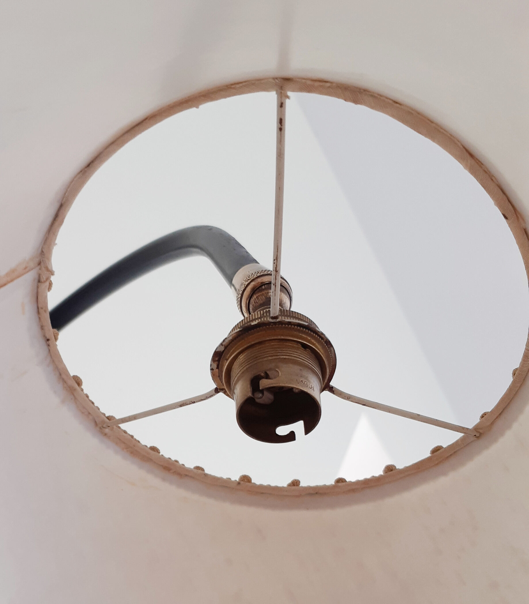 Tripod shelf lamp vintage 50s