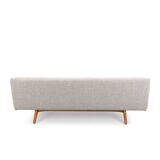 Danish midcentury modern ML-90 reupholstered sofa by Illum Wikkelsø for Michael Laursen, 1960s