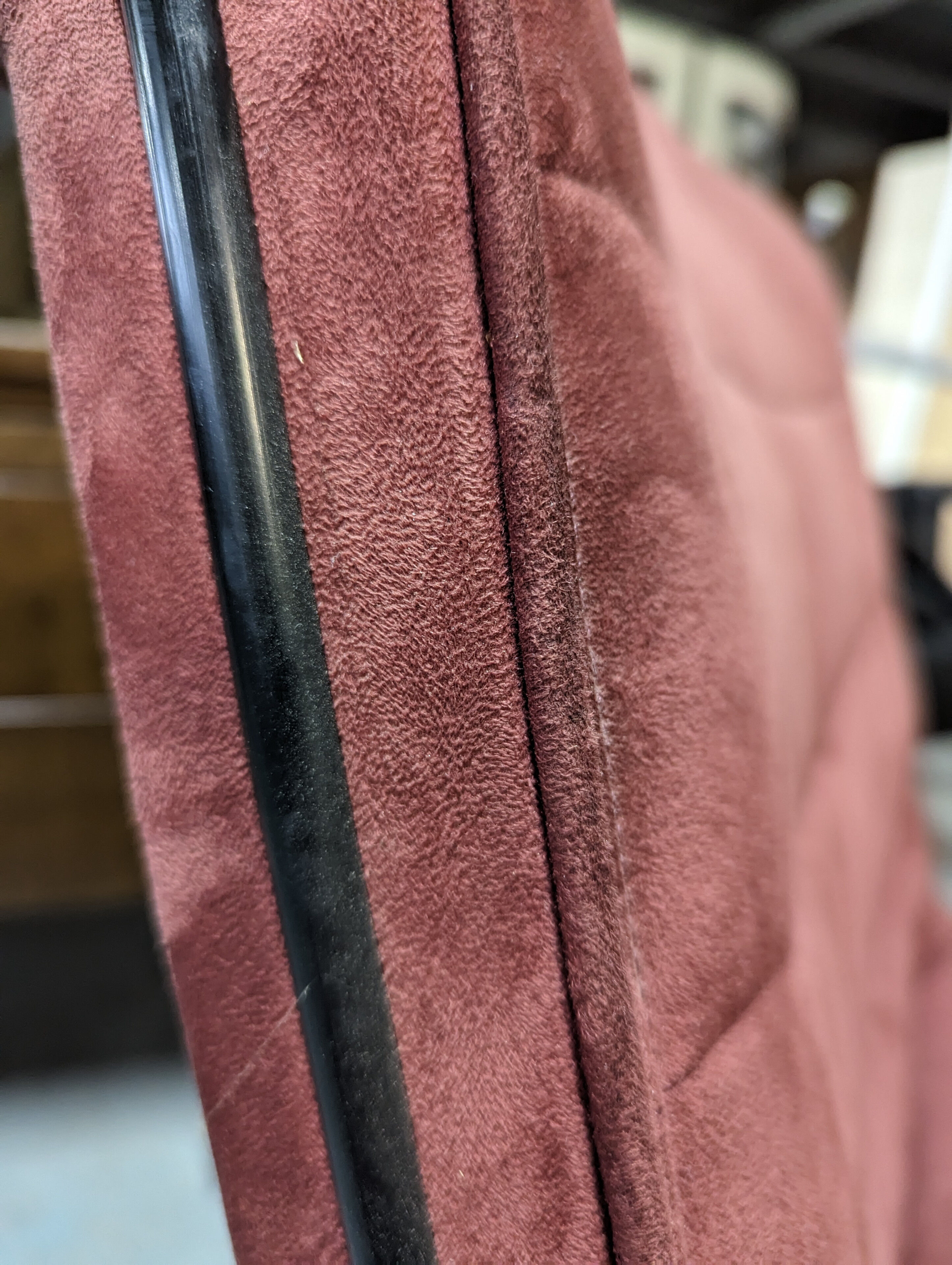 Velvet office chair by Sapper for Knoll