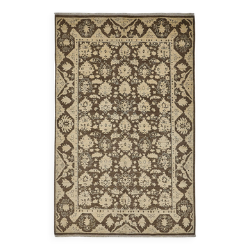 Turkish Handknotted Wool Oushak Rug 152 cm x 245 cm