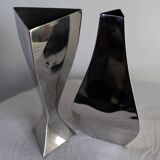 Michael Aram - Set of two 1st edition stainless steel vases
