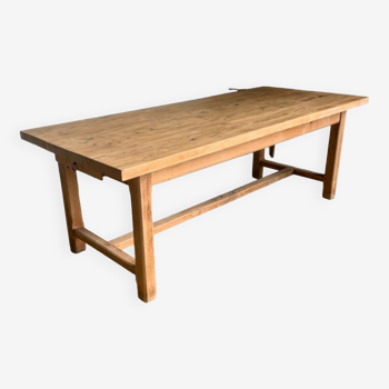 Table de ferme bois brut