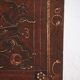 Antique painted chest with floral details (1870s) #32