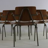 Set of six dining chairs by Kho Liang Ie for Car Katwijk