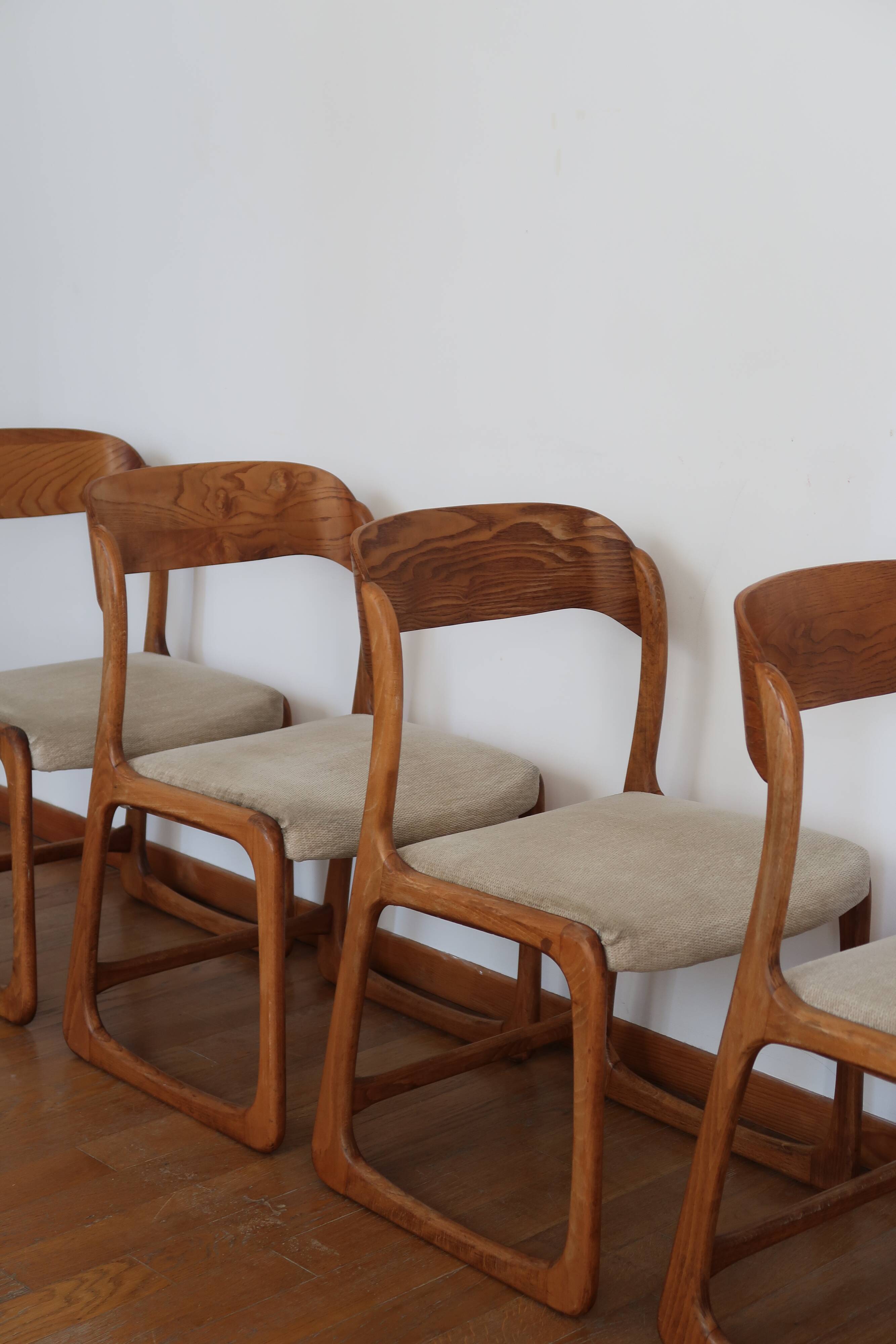 4 chairs "Sled" Baumann