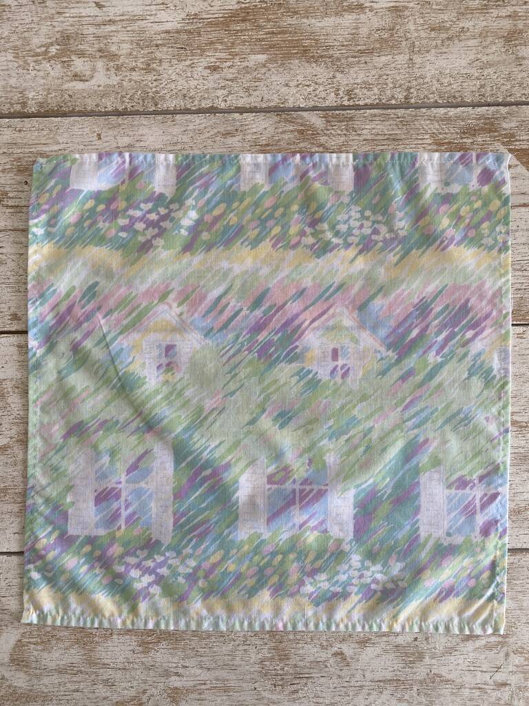Pack of 10 APAC 80's pastel napkins - 43x43 cm - polycotton