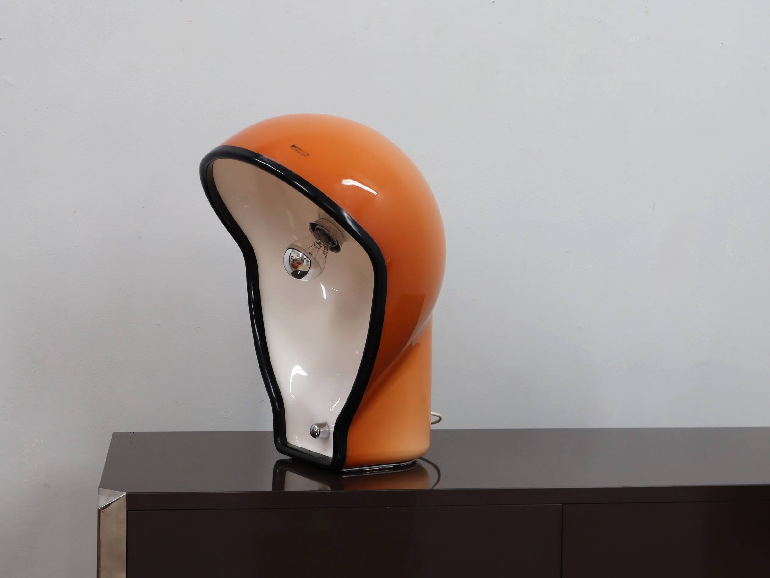 Original space age Fabio Lenci "Birghitta" table lamp for iGuzzini 1960s