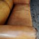 Moustache club sofa in leather, 40s
