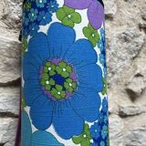 Vintage blue portable lamp