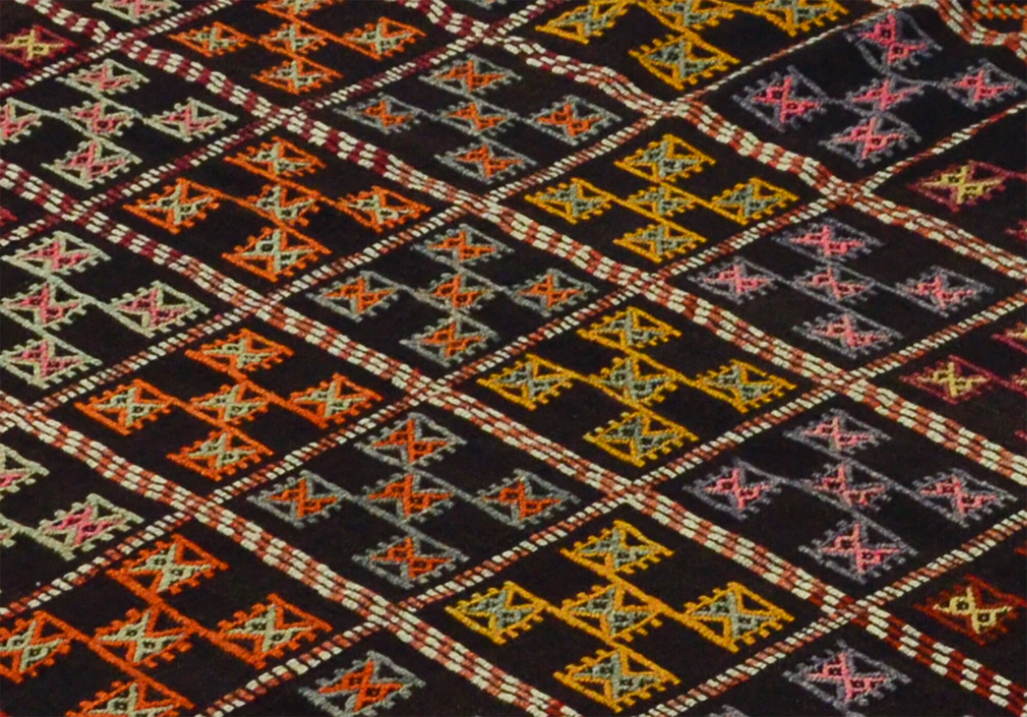 Anatolian handmade kilim rug 325 cm x 163 cm