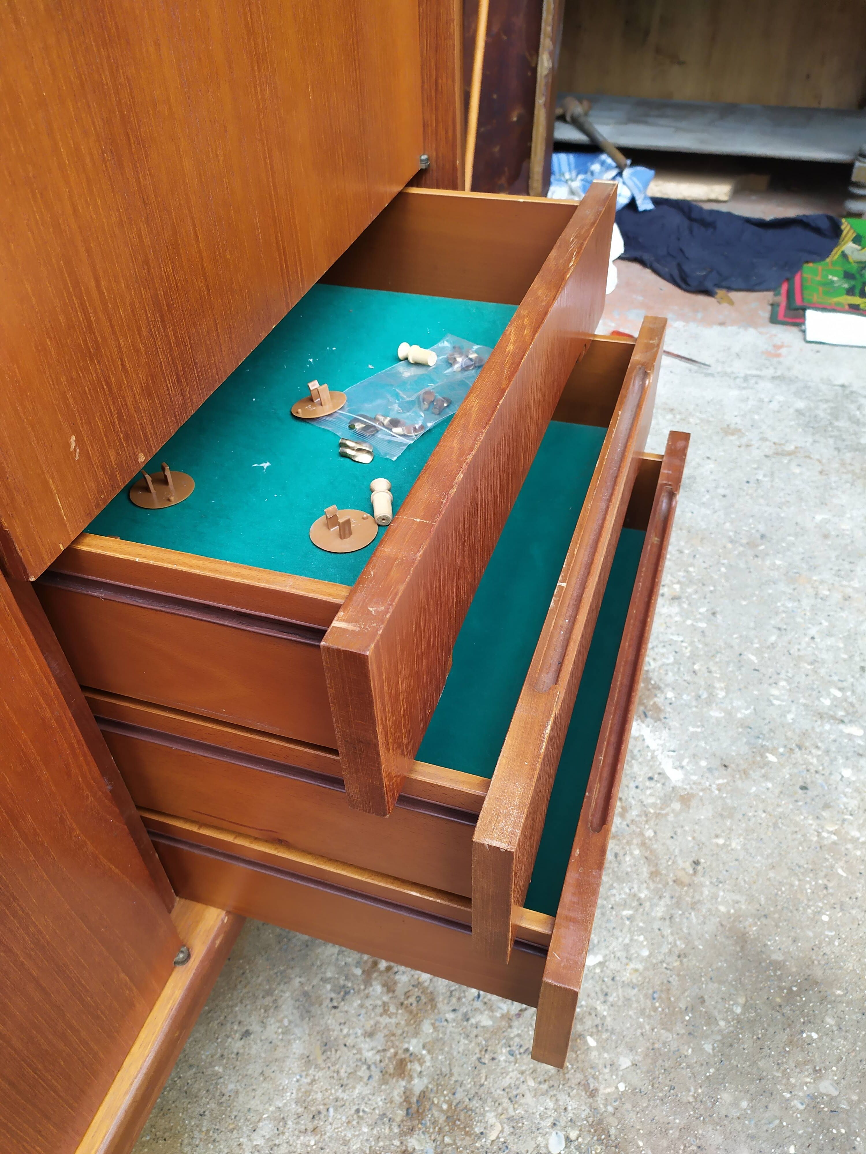 Scandinavian wardrobe teak