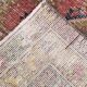 4x9 Shades Of Red & Green Oriental Turkish Vintage Rug, 134x284Cm