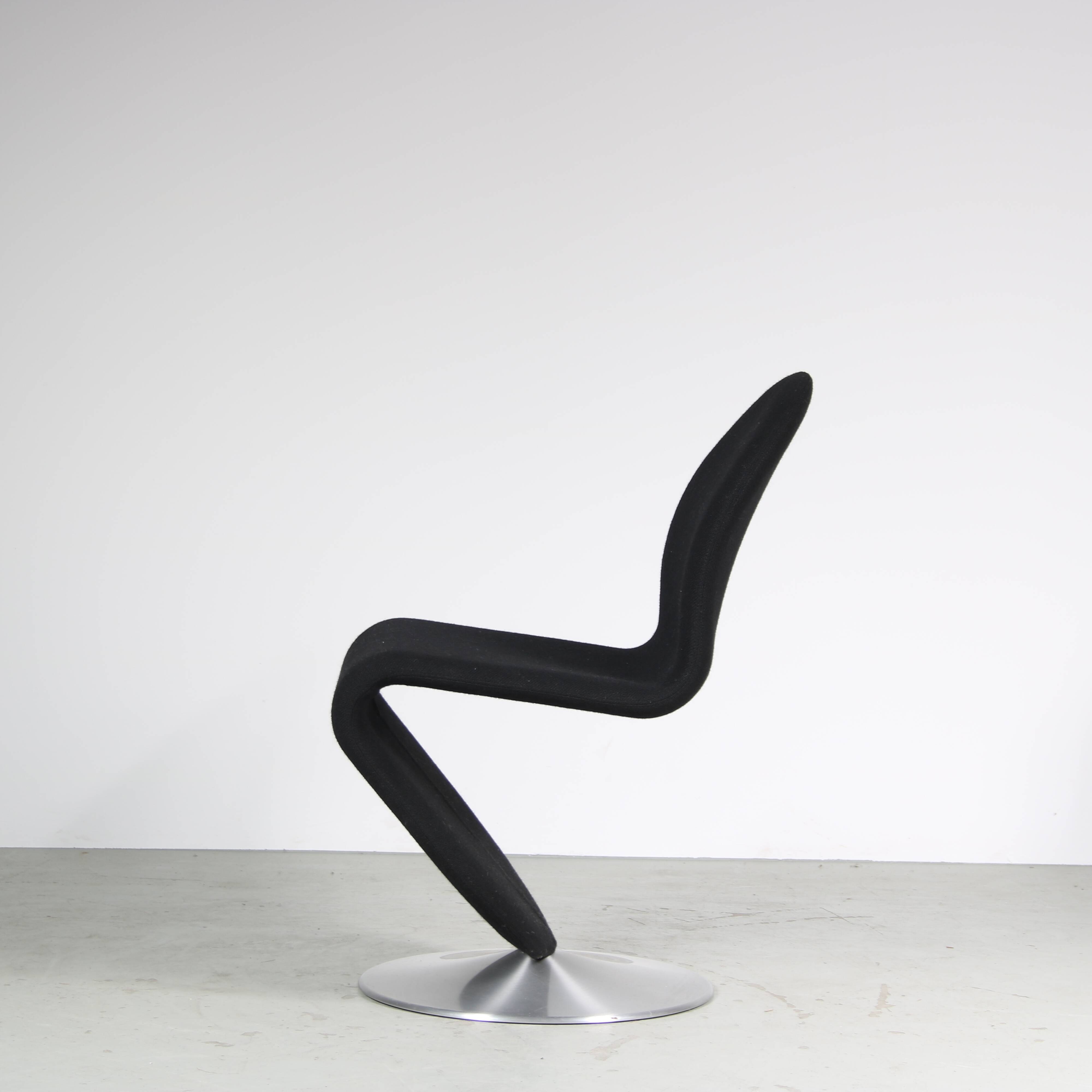 2020s Edition of 1970s 1-2-3 Chair by Verner Panton for VerPan, Denmark