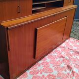 MEUBLIT vintage bed and desk furniture from the 50s and 60s, teak