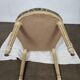 5 chaises en bois laqué blanc style Louis XVI
