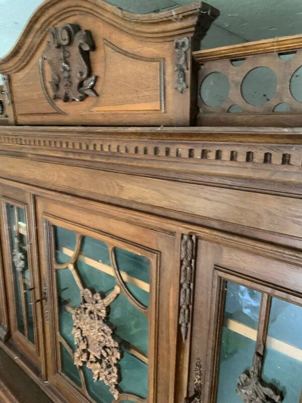 Super buffet style henri 2 en bois sculpté vers 1900