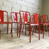 Set of 8 chairs Tolix T4
