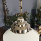 Murano glass and chrome suspension