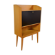 Blond & feet compass 1960 mahogany Vintage Secretary
