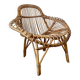 Fauteuil en rotin vintage