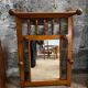 Wooden coat rack for the cloakroom