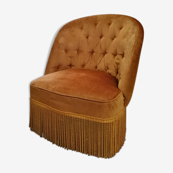Golden toad armchair