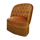 Golden toad armchair